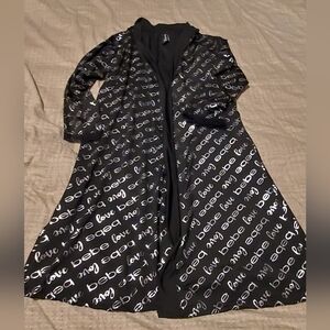 Bebe Silky Signature Short Kimono Robe Size Large Y2k